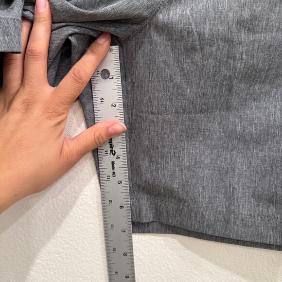 J.Crew Tech Shorts Mens M Heather Gray 7” Inseam Athletic Casual Minimalist - Picture 7 of 8